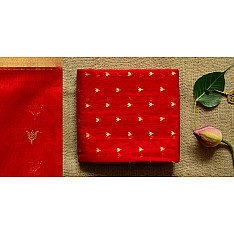 Setyawati ~ Handwoven Chanderi Saree { 9 }